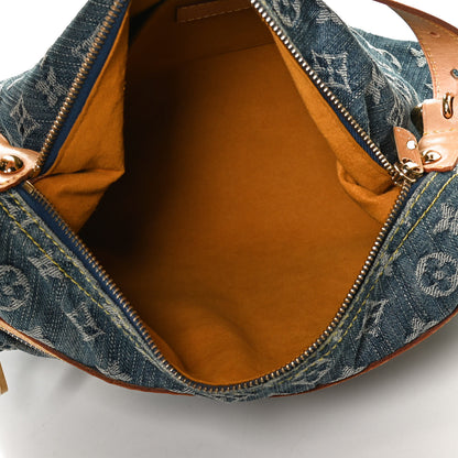 Louis Vuitton Monogram Denim Baggy PM Blue 5 of 9