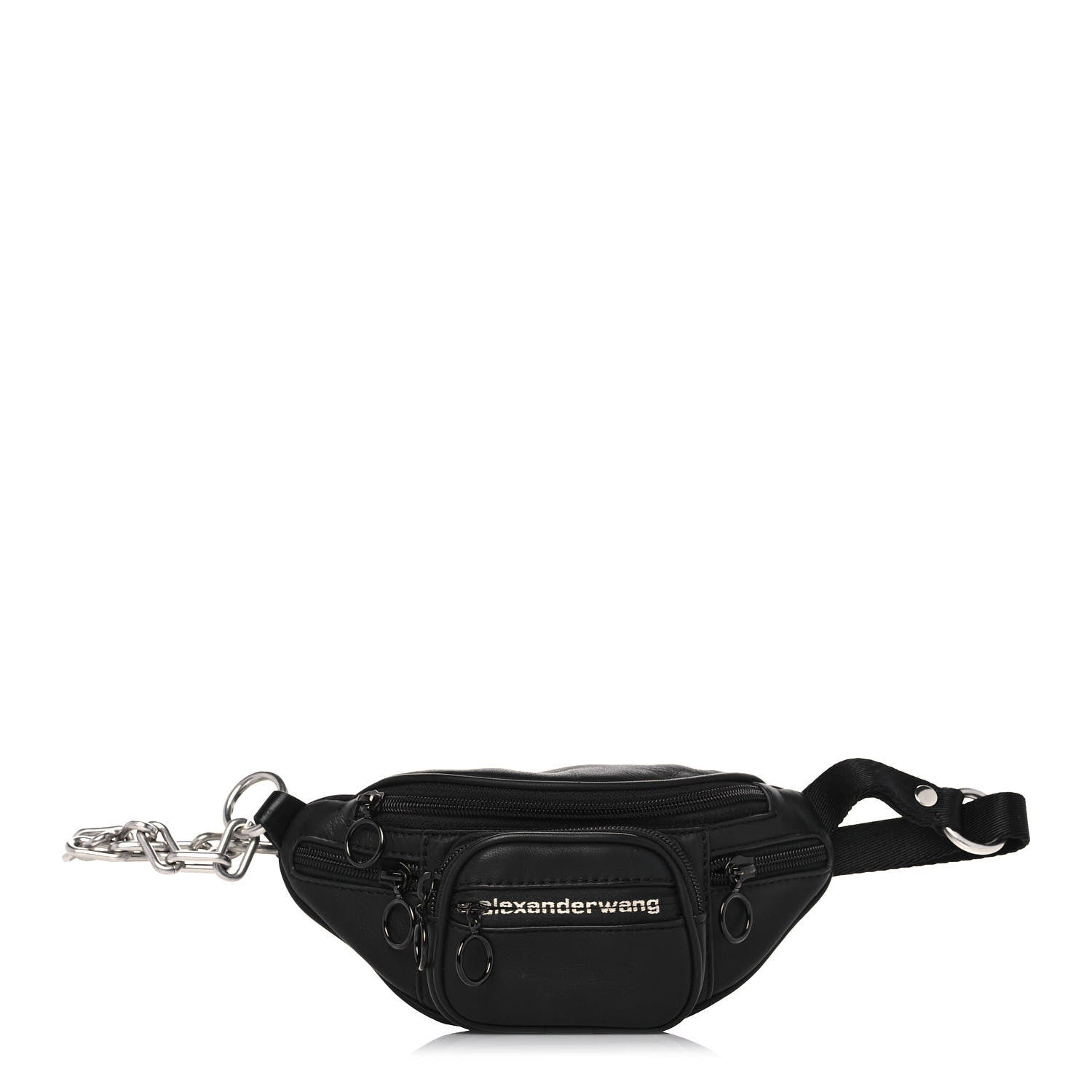 Alexander Wang Lambskin Attica Mini Belt Bag Black 1 of 10