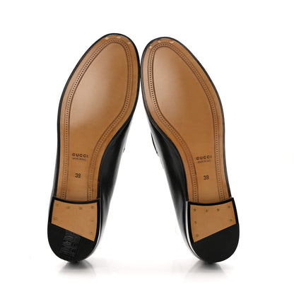 Gucci Calfskin Womens Jordaan Loafers 39 Black 6 of 11