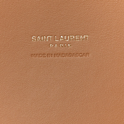 Saint Laurent Raffia Logo Tote Naturel 6 of 9