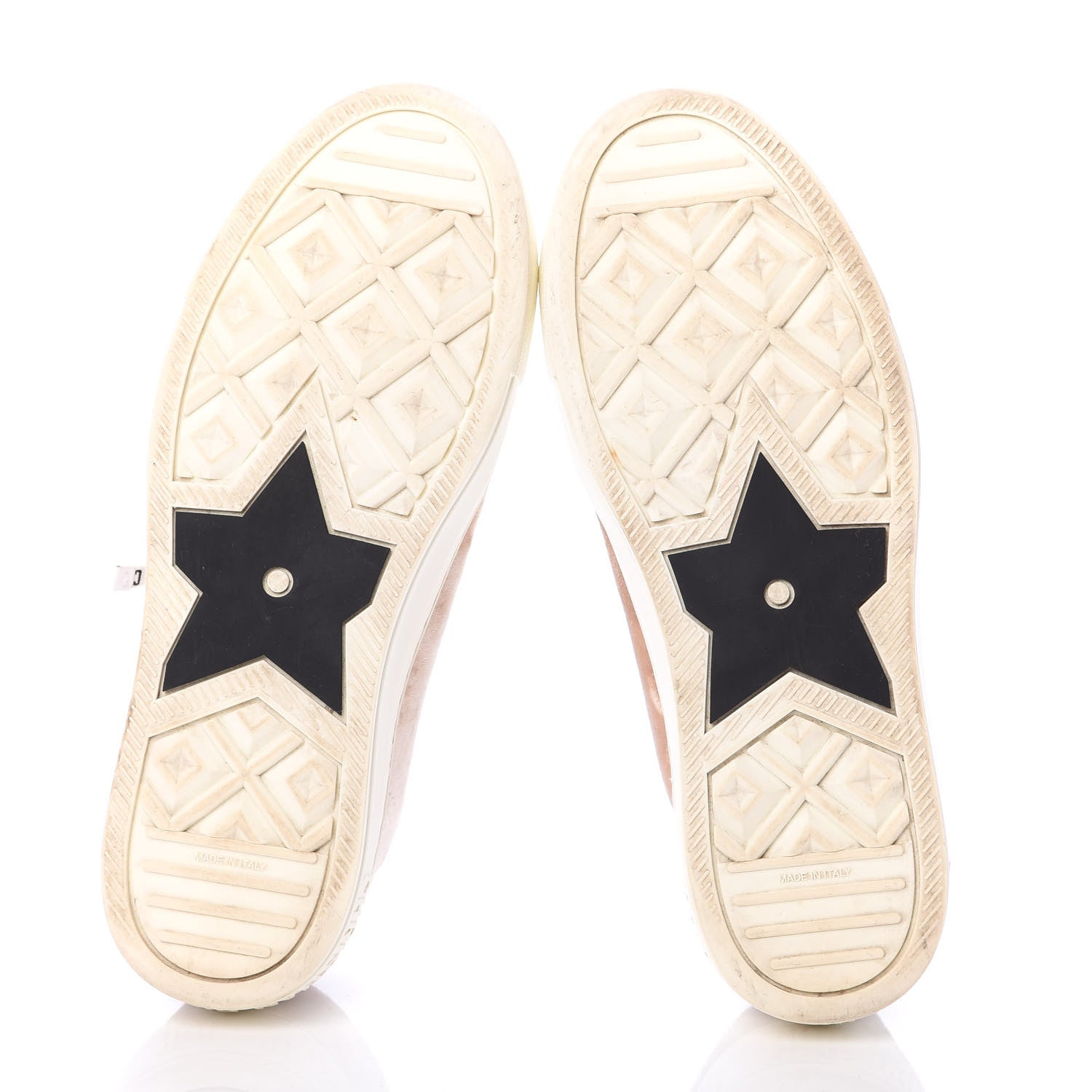 Christian Dior Velvet Walk'N'Dior Low Top Sneakers 38 Nude 7 of 7
