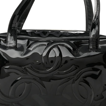Chanel Patent CC Bowler Black 7 of 9