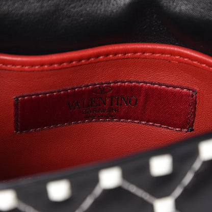 Valentino Garavani Lambskin Small Free Rockstud Spike Shoulder Bag Black 8 of 11