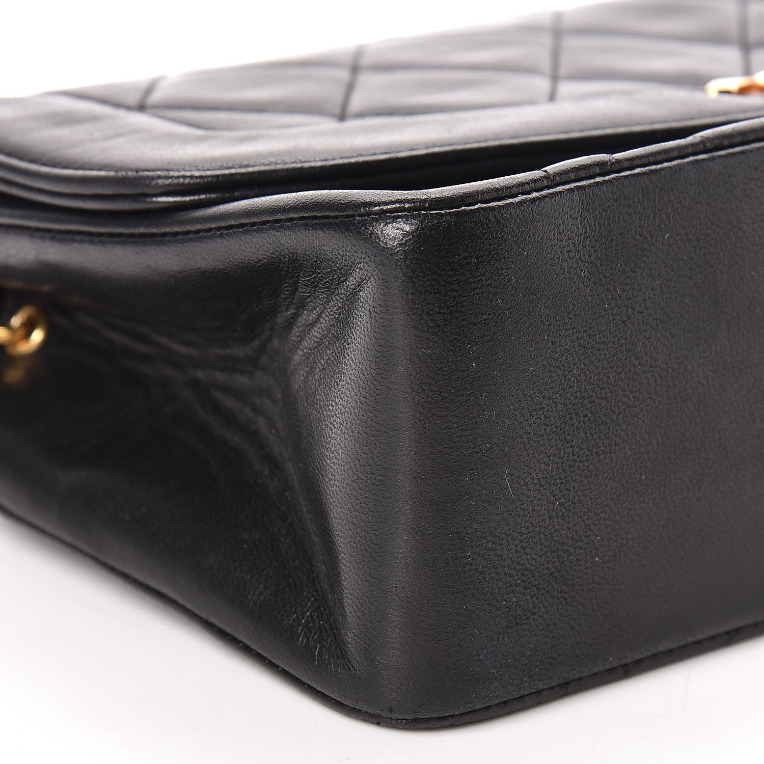 Chanel Lambskin Quilted Small Single Flap Black 12 of 13