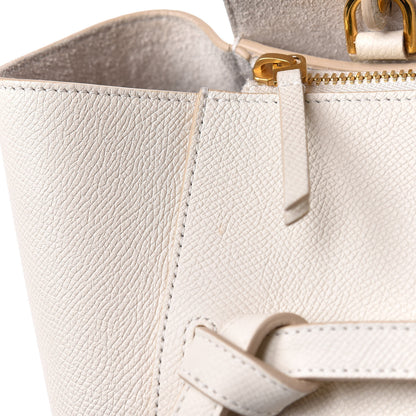 Celine Grained Calfskin Mini Belt Bag White 10 of 19