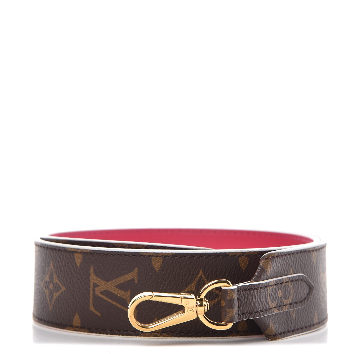Louis Vuitton Monogram Bandouliere Shoulder Strap Hot Pink 1 of 6