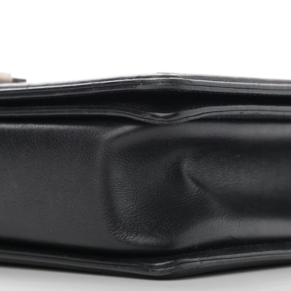 Chanel Calfskin Quilted Double Stitch New Medium Boy Flap Black 10 of 15