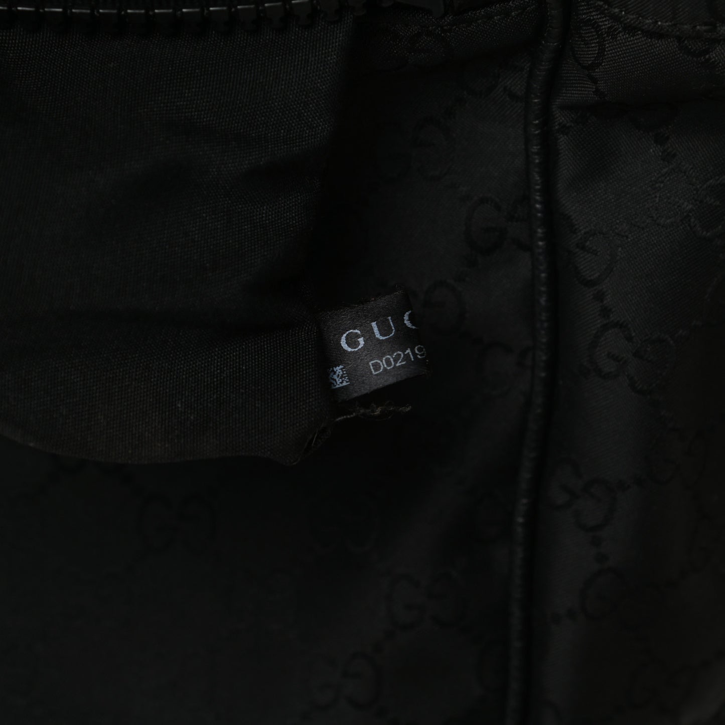 Nylon Monogram Slim Backpack Black
