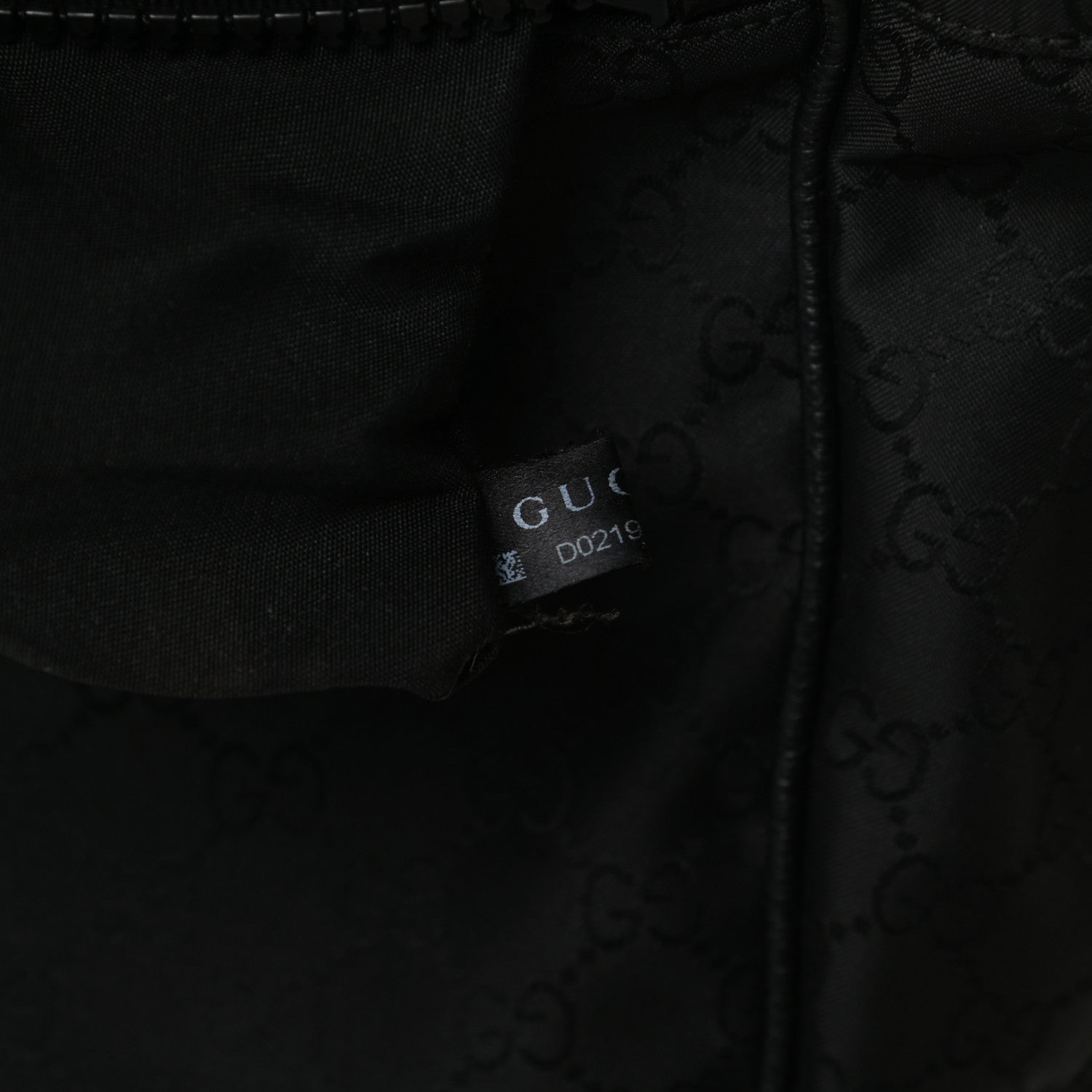 Gucci Nylon Monogram Slim Backpack Black 8 of 17