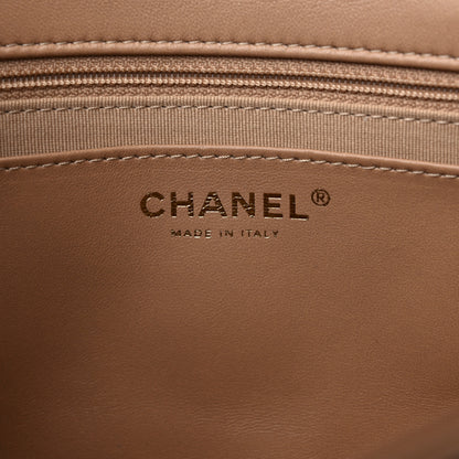 Chanel Lambskin Quilted Large CC Funky Town Flap Beige 6 of 9