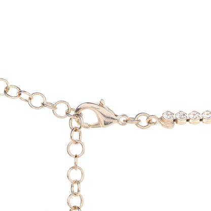 Chanel Crystal CC Chain Short Necklace Gold 4 of 4