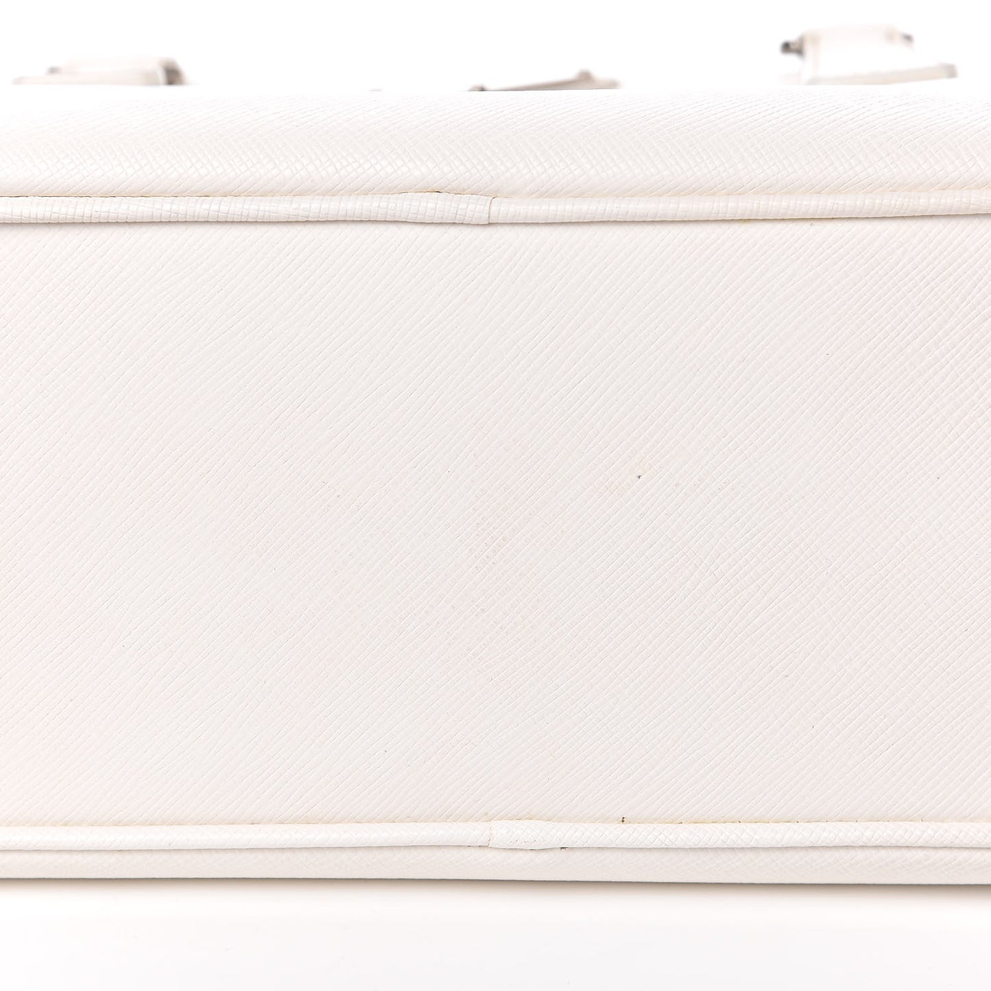 Saffiano Lux Small Tote Bianco