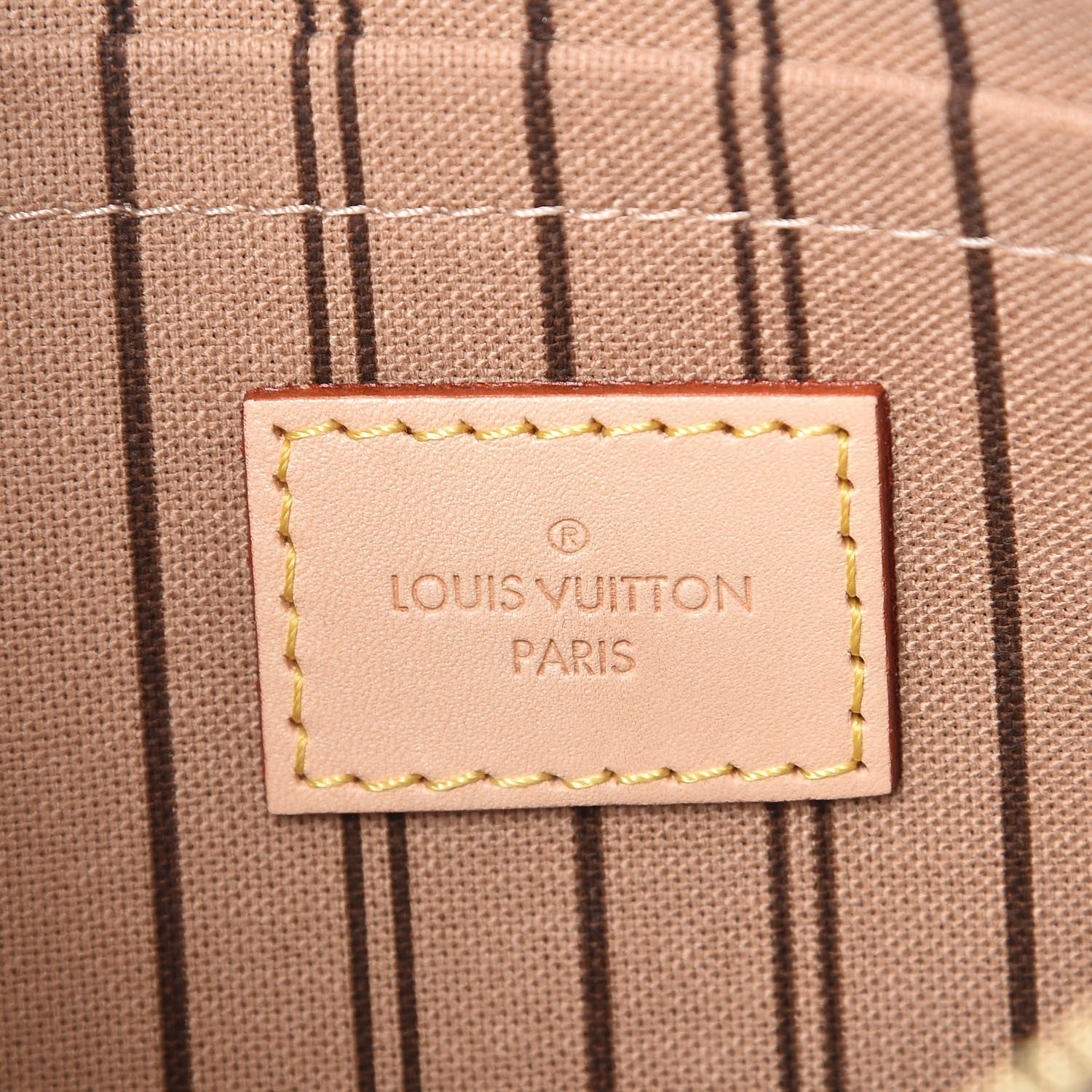 Louis Vuitton Monogram Neverfull MM GM Pochette 6 of 9