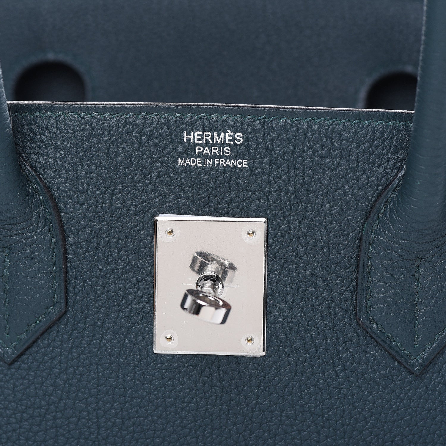 Hermes Togo Birkin 30 Vert Cypress 8 of 29