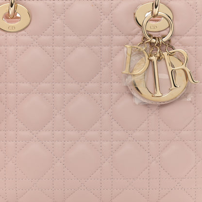 Christian Dior Lambskin Cannage Medium Lady Dior Light Pink 8 of 11