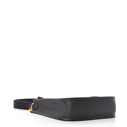 Hermes Taurillon Clemence Evelyne TPM Black 4 of 11