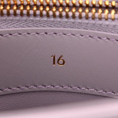 Celine Satinated Calfskin Mini 16 Top Handle Bag Lilac 9 of 13