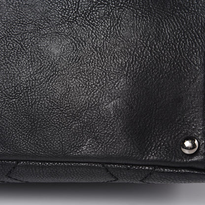 Chanel Calfskin Small Diamond Stitch Tote Black 10 of 13