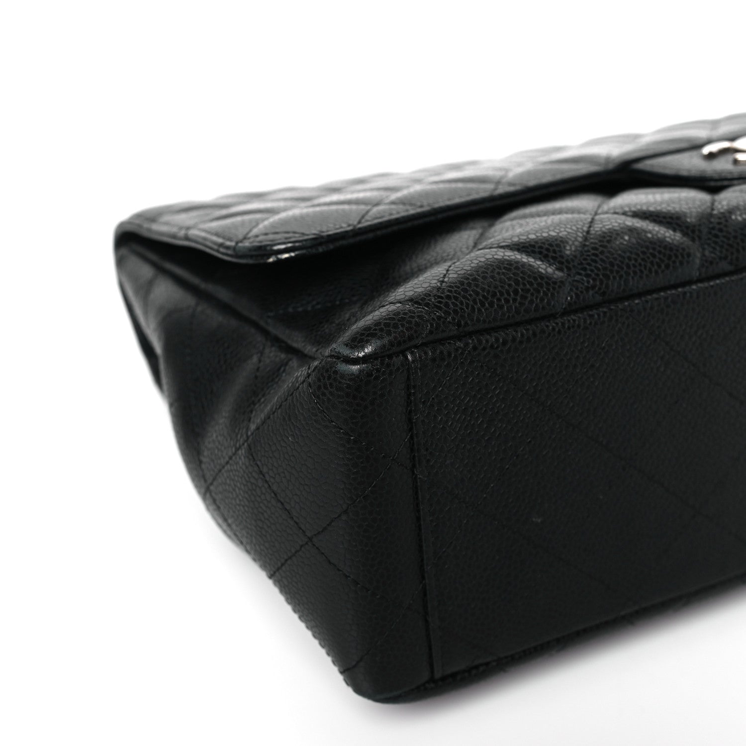 Chanel Caviar Quilted Maxi Single Flap Black 8 of 11