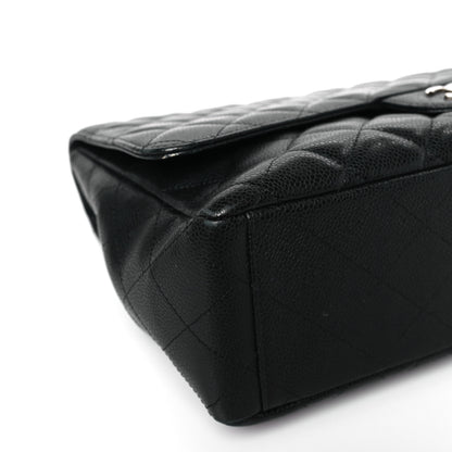 Chanel Caviar Quilted Maxi Single Flap Black 8 of 11