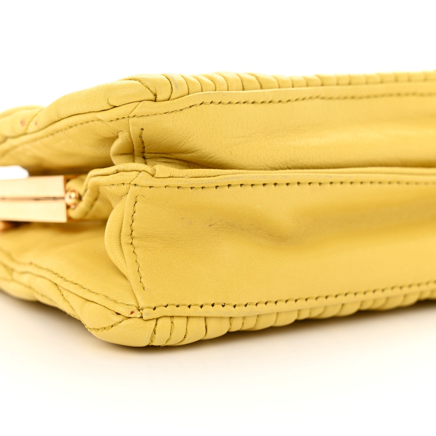 Nappa Matelasse Kisslock Frame Crossbody Bag Sole