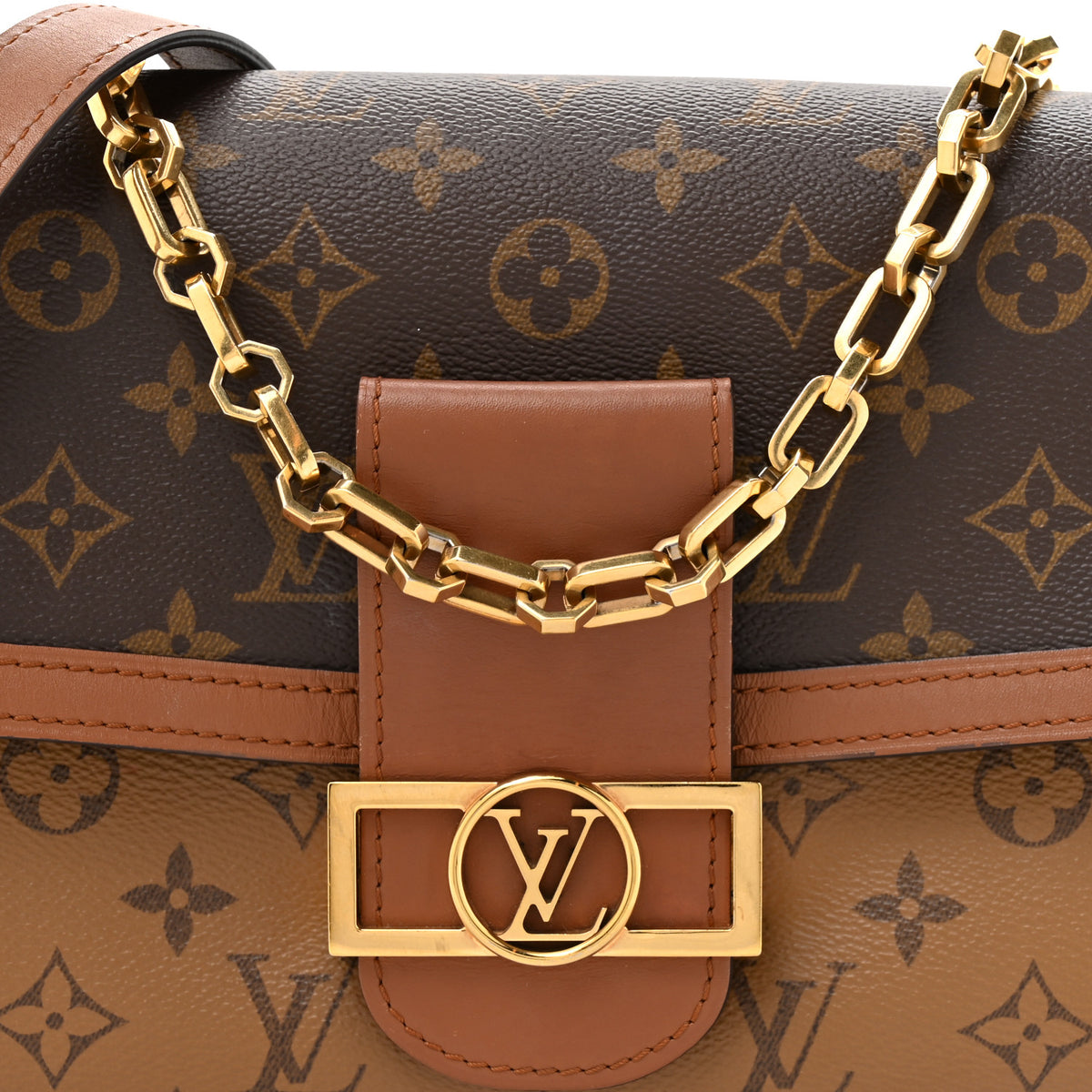Louis Vuitton Reverse Monogram Dauphine MM 8 of 17