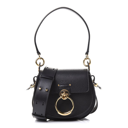 Chloe Grained Calfskin Small Tess Bag Black 1 of 11
