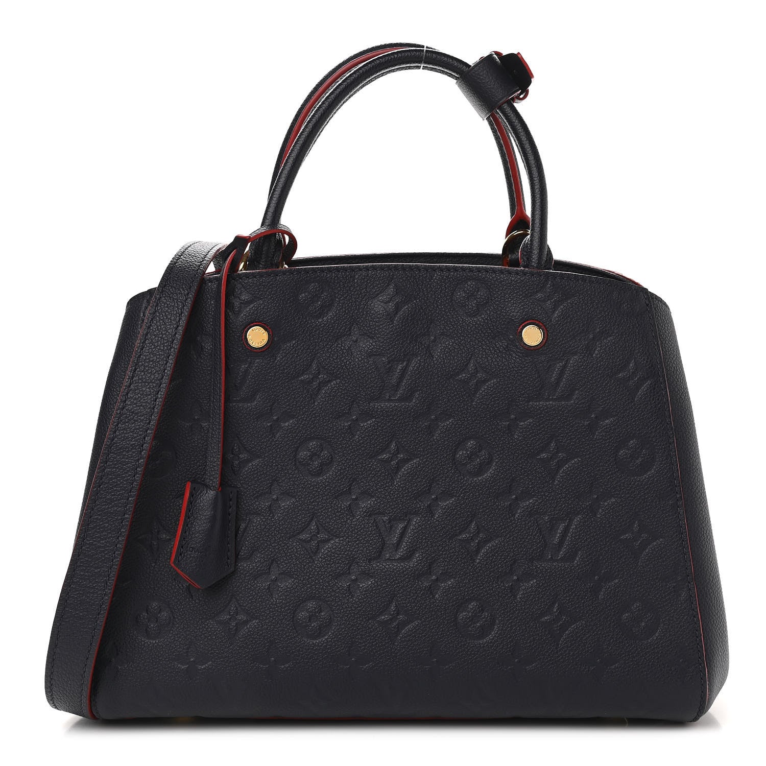 Louis Vuitton Empreinte Montaigne MM Marine Rouge 1 of 12