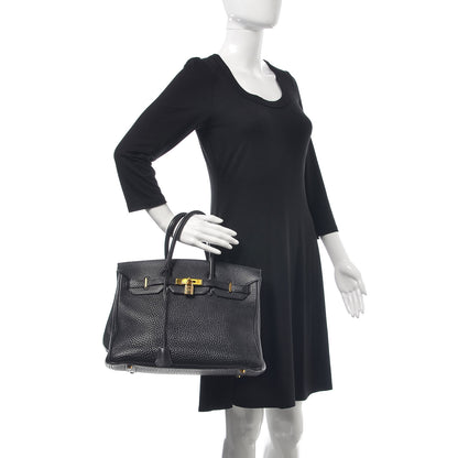 Hermes Fjord Birkin 35 Black 2 of 48