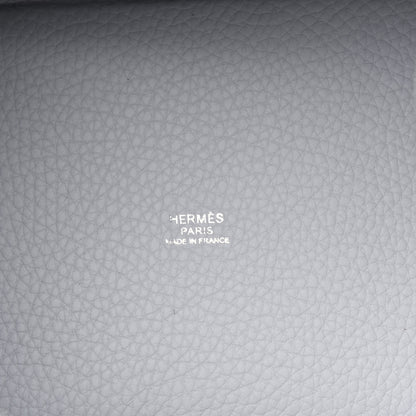 Hermes Taurillon Clemence Picotin Lock 18 PM Bleu Brume 6 of 15