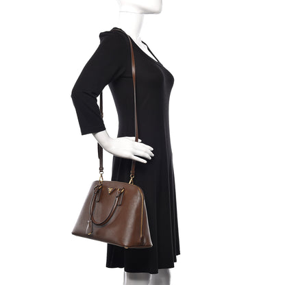Prada Saffiano Lux Medium Promenade Tote Cacao 2 of 10