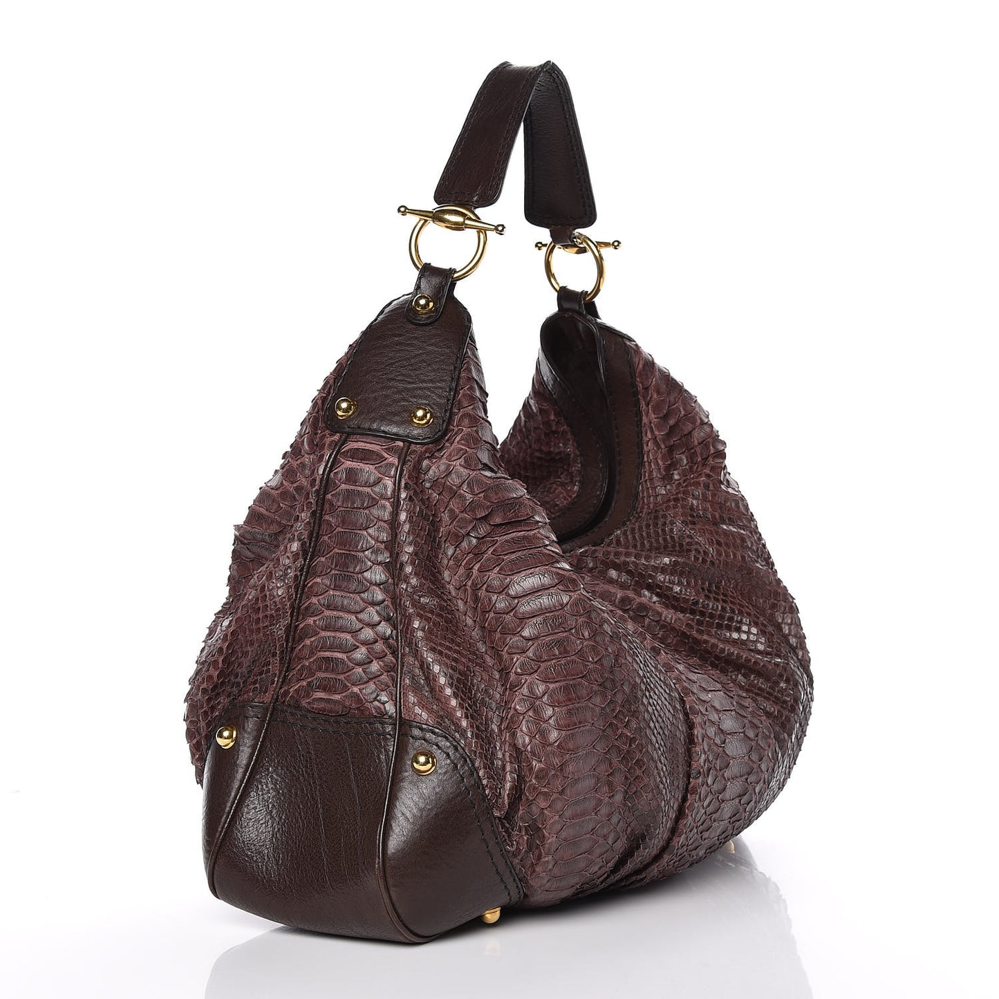 Python Large Jockey Hobo Brown