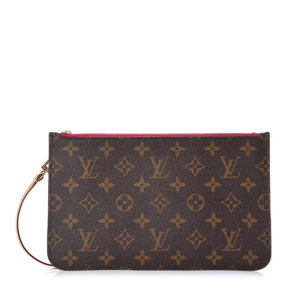 Louis Vuitton Monogram Neverfull MM GM Pochette Pivoine 1 of 9