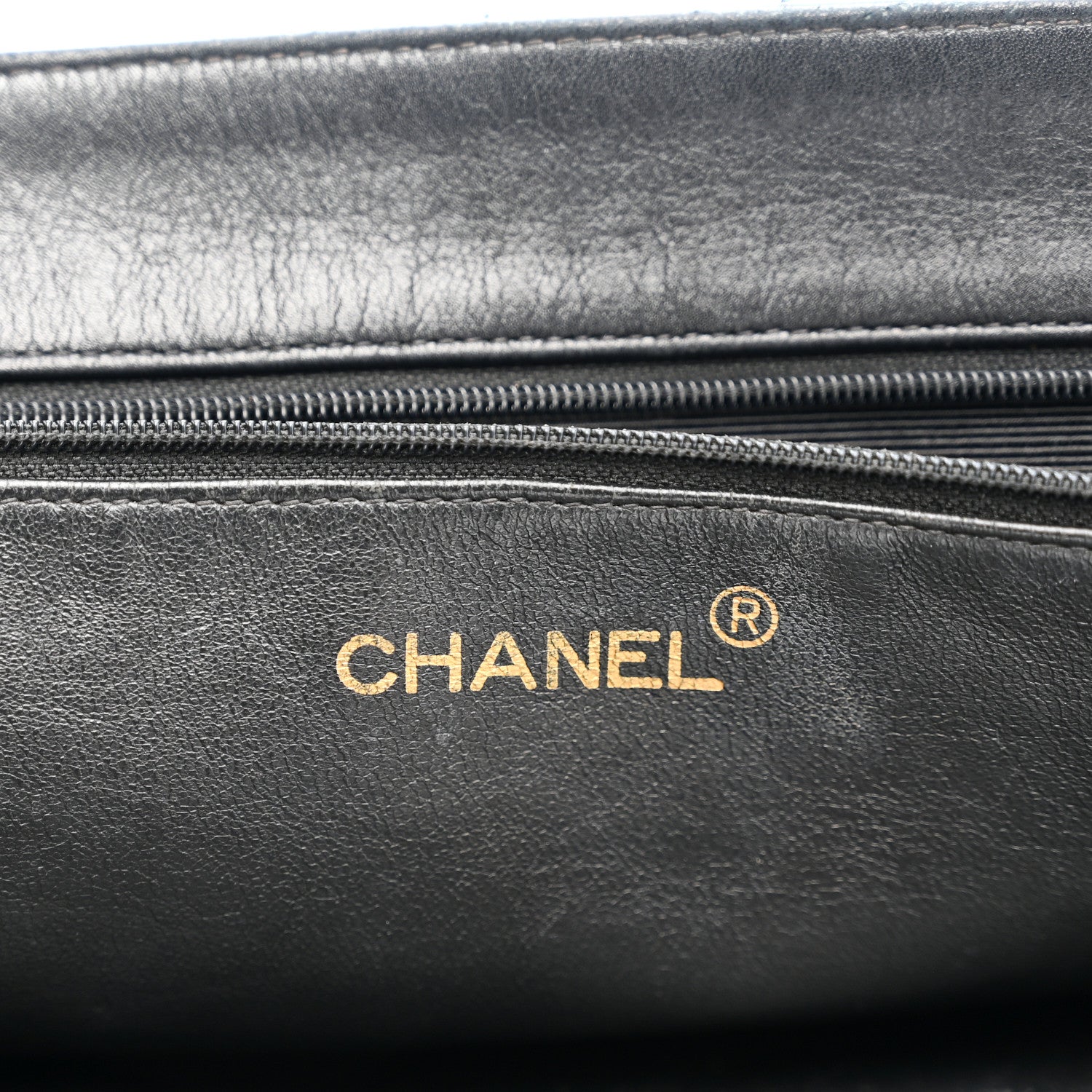 Chanel Lambskin CC Tote Black 6 of 13