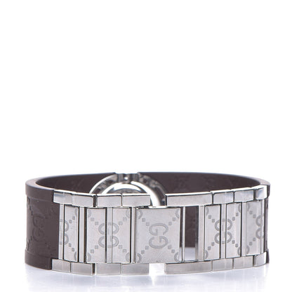 Gucci Stainless Steel Rubber 23mm Twirl Quartz Watch Brown 3 of 6