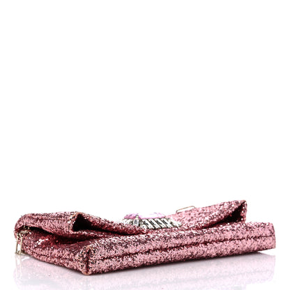 Jimmy Choo Glitter Crystal Galactica Titania Clutch Candyfloss 4 of 11
