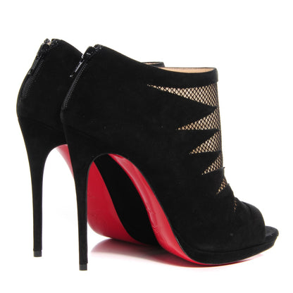 Christian Louboutin Suede Disorder 120 Booties Black 37 4 of 6
