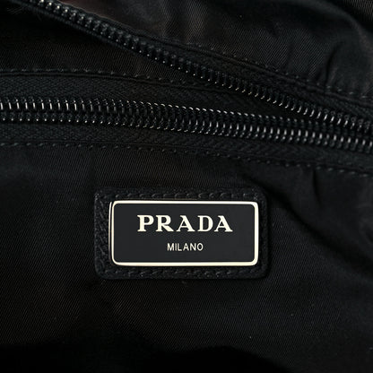 Prada X UNIVERSAL STUDIOS Tessuto Nylon Montagna Frankenstein Heart Tote Black 5 of 14