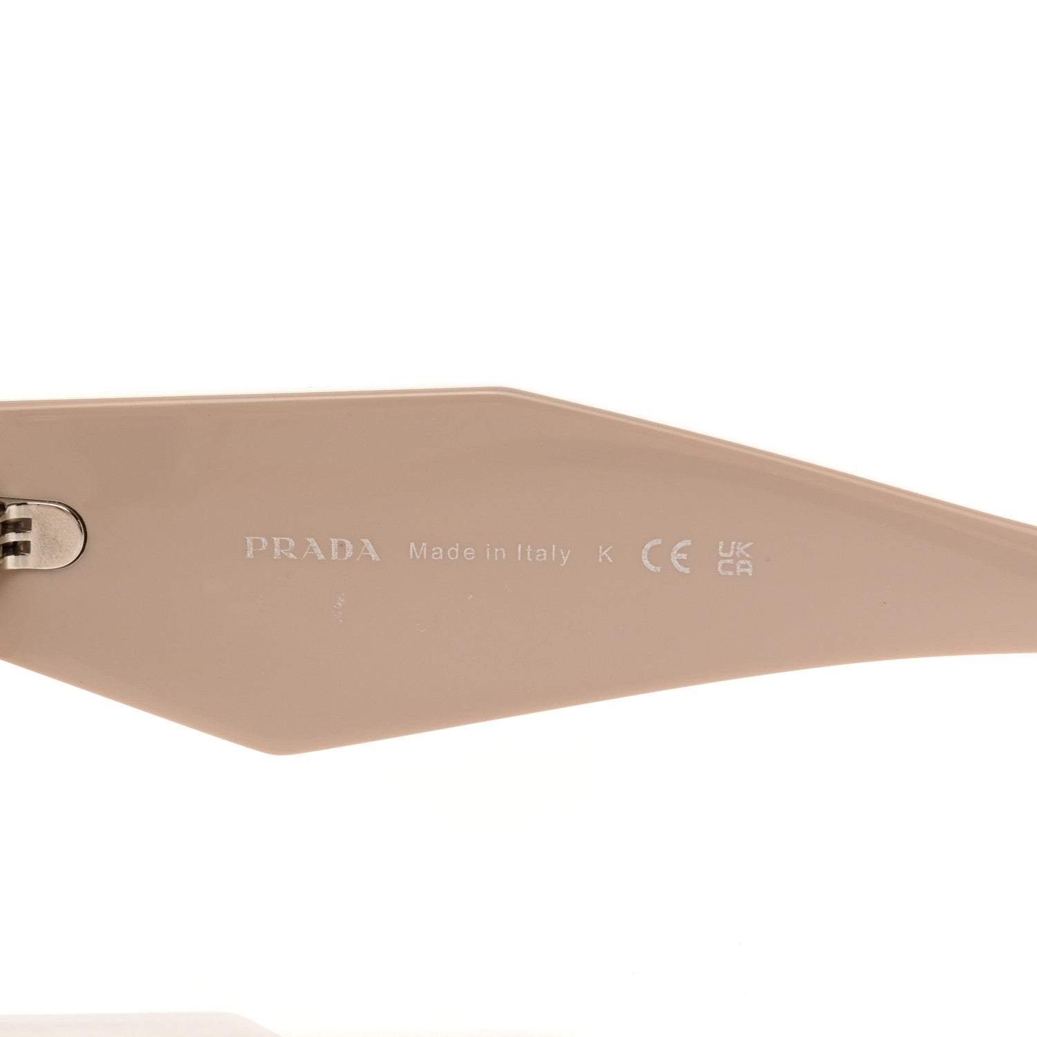 Prada Acetate Symbole Sunglasses SPR 17W Plum Beige 5 of 8