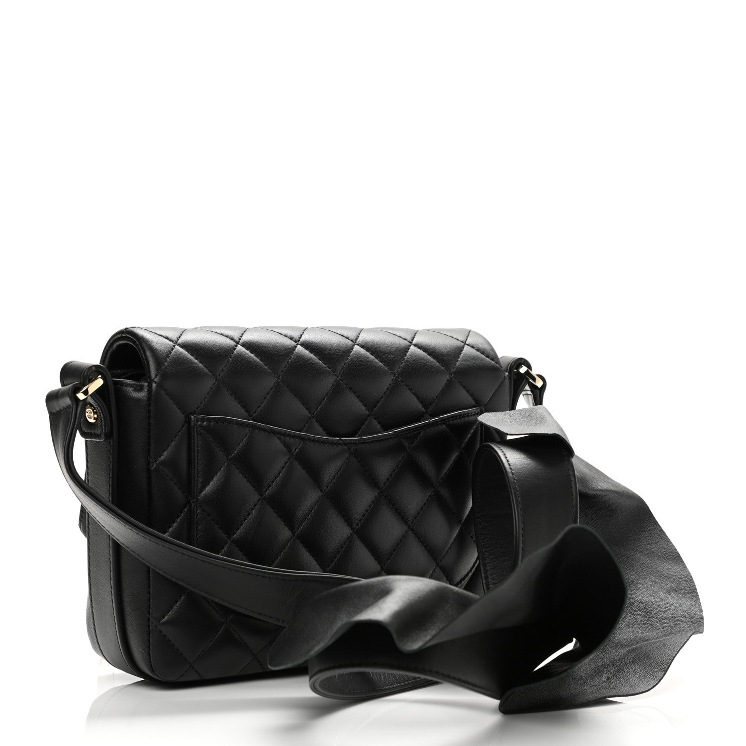 Chanel Calfskin Quilted Bolero De Chanel Flap Bag Black 3 of 10