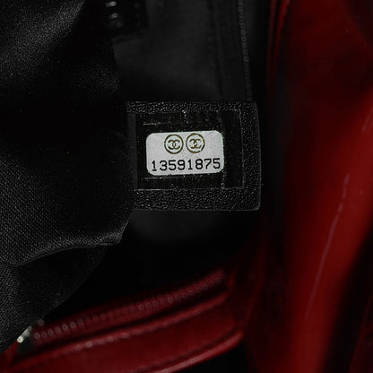 Chanel Vinyl Coco Ming Petit Shopping Tote Red 7 of 7