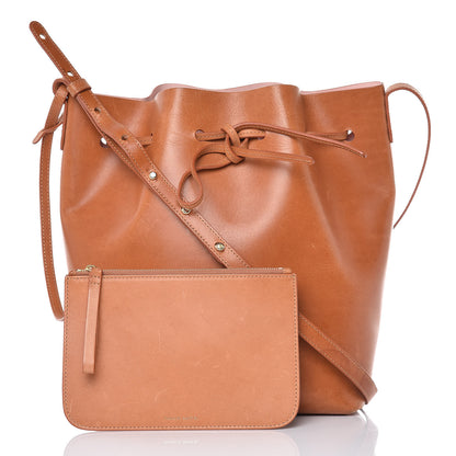 Mansur Gavriel Vegetable Tanned Calfskin Bucket Bag Cammello Rosa 3 of 15