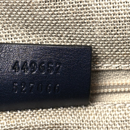Gucci Soft Microguccissima Dome Satchel Navy 7 of 9