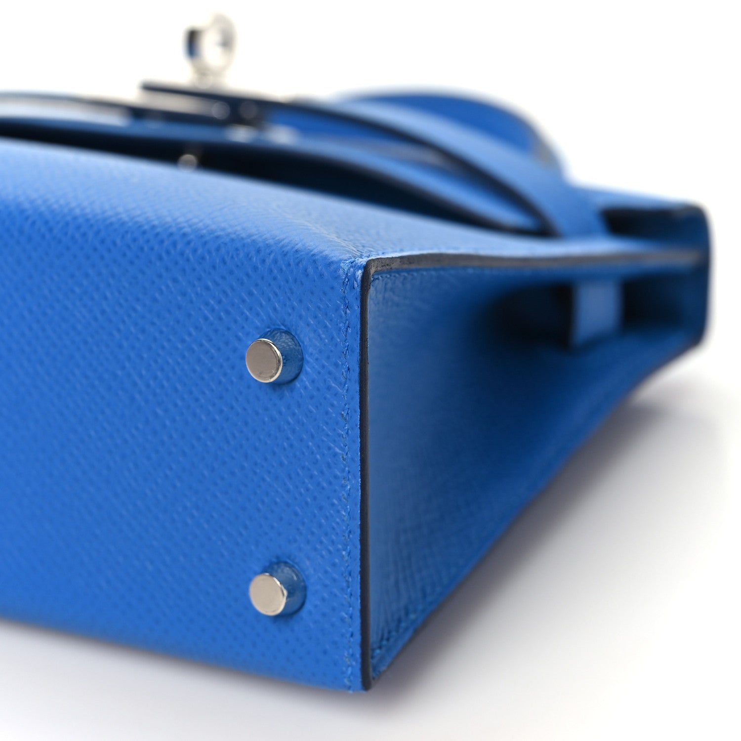 Hermes Epsom Mini Kelly Sellier 20 Bleu Zellige 8 of 9