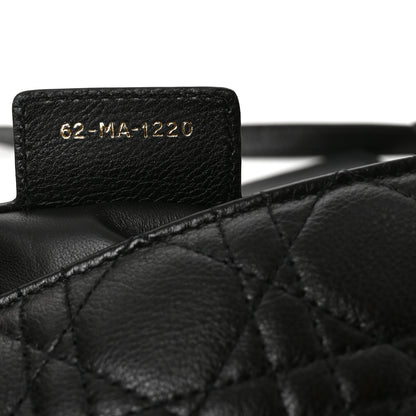 Christian Dior Calfskin Cannage Small Caro Bag Black 7 of 10