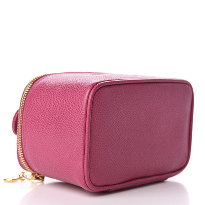 Chanel Caviar Vanity Cosmetic Case Pink 4 of 11
