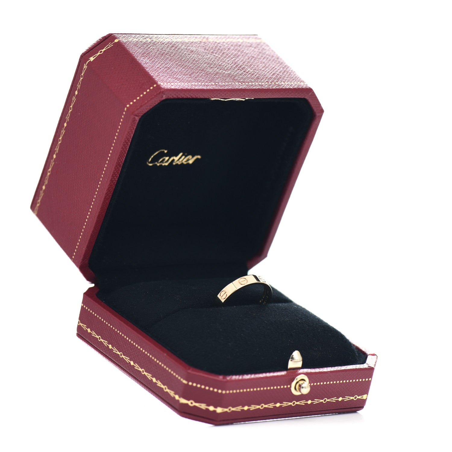 Cartier 18K Yellow Gold 3.5mm LOVE Wedding Band Ring 54 6.75 5 of 5