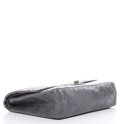 Chanel Aged Calfskin Quilted 50th Anniversary 2.55 Reissue Flap 226 Grey 5 of 18