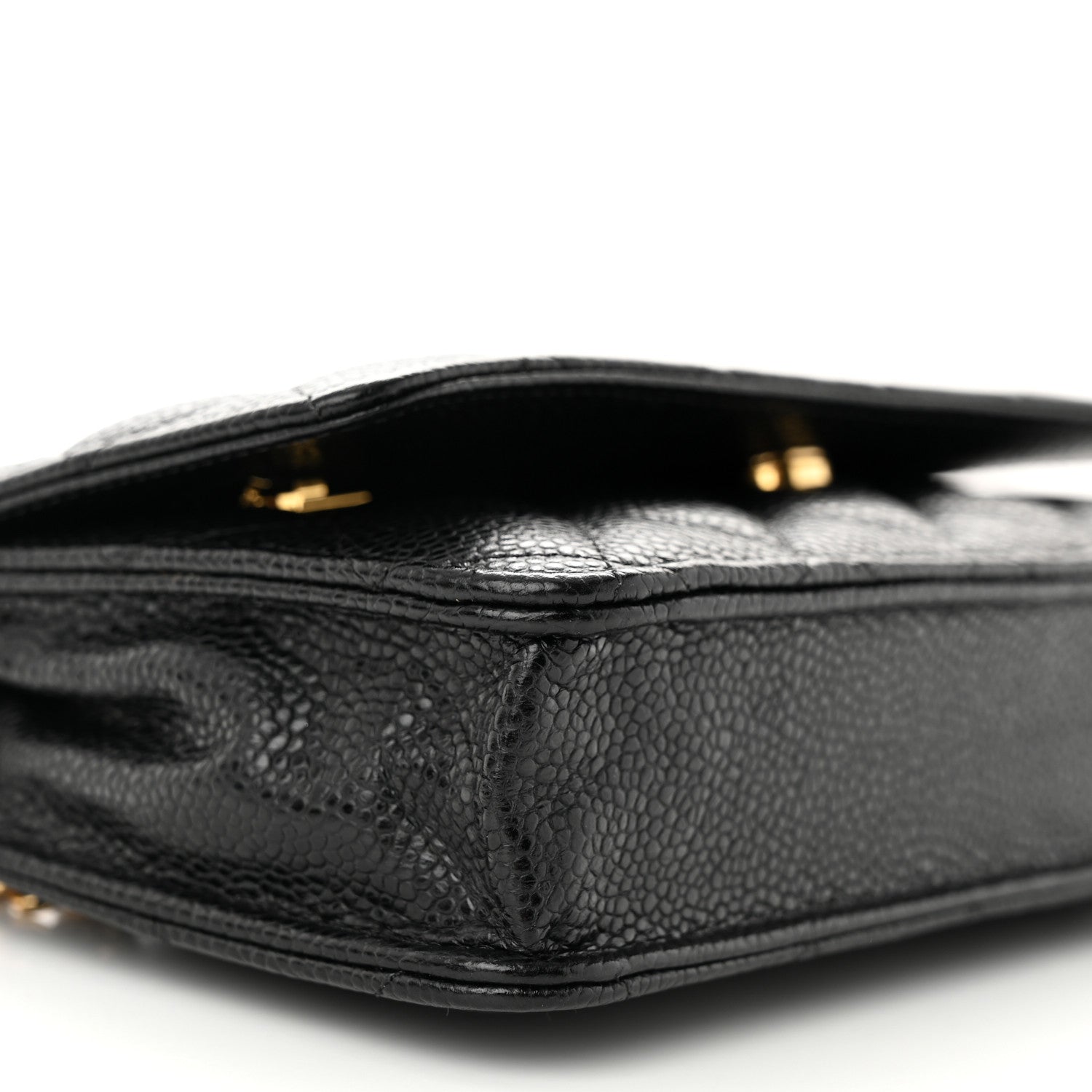Chanel Caviar Quilted Wallet on Chain WOC Black 10 of 11