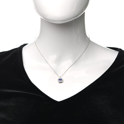 Tiffany Platinum Diamond Tanzanite Legacy Pendant Necklace 2 of 6